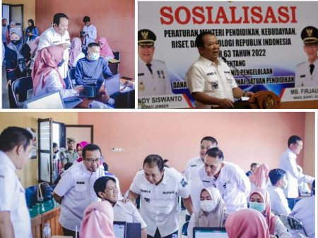 Bupati Hendy Ajak Patuhi Permendikbudristek Nomor 63 Tahun 2022 tentang Juknis Kelola Dana BOSP